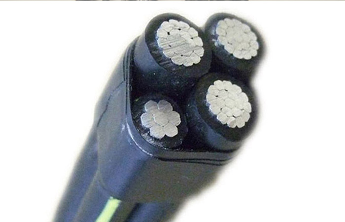 0.6/1KV XLPE/PE/PVC con aislamiento eléctrico ABC Cable de alimentación