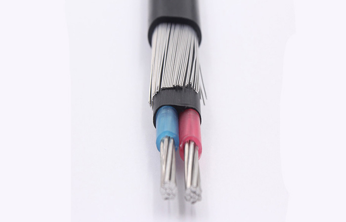 Cable concéntrico con conductor de aluminio para la construcción de baja tensión alambres de aluminio
